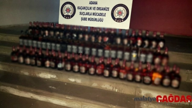 Adana'da kaçak içki operasyonu
