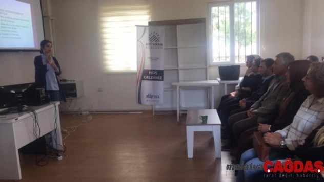 Adıyaman Belediyesi kursiyerlerine yönelik eğitimler sürüyor