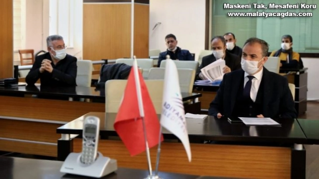 Adıyaman Belediyesi'nde değerlendirme toplantısı