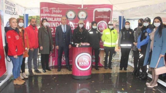 Adıyaman'da, 25 Kasım Kadına Yönelik Şiddetle Mücadele Günü kutlandı