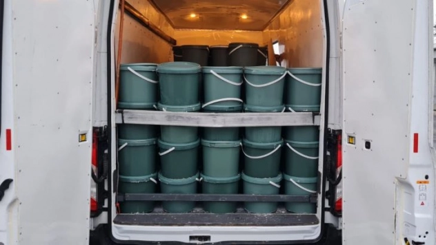 Adıyaman'da 3.4 ton kaçak hayvansal yağ ele geçirildi