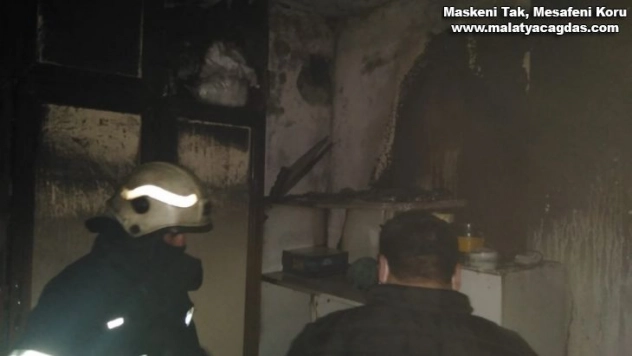 Adıyaman'da ev yangını