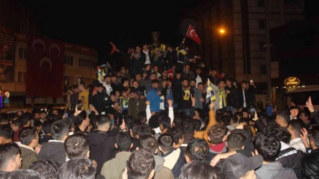 Adıyaman'da galibiyet coşkusu