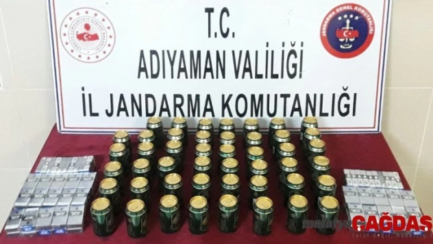 Adıyaman'da kaçak içki ele geçirildi