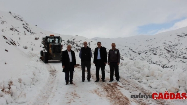 Adıyaman'da karla mücadele