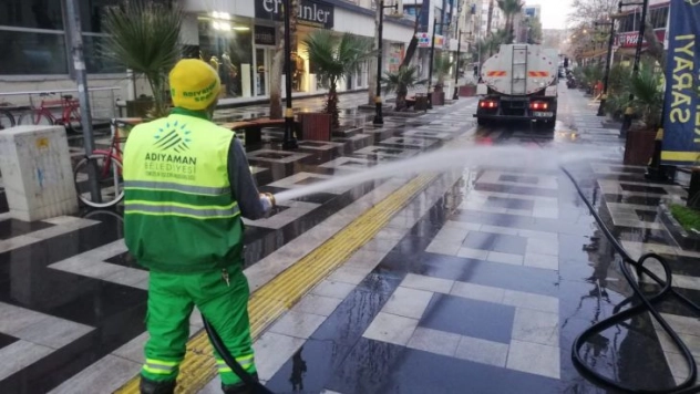 Adıyaman'da kış temizliği