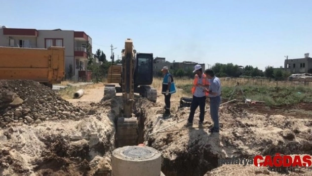 Adıyaman'ın yeni yerleşim alanlarında altyapı çalışması