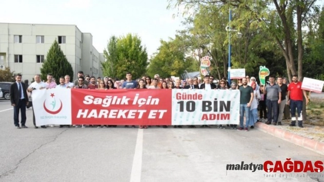Adıyaman Üniversitesinde sağlıklı yaşam yürüyüşü yapıldı