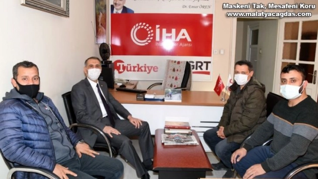 Adıyaman Valisi Mahmut Çuhadar'dan İHA'ya ziyaret