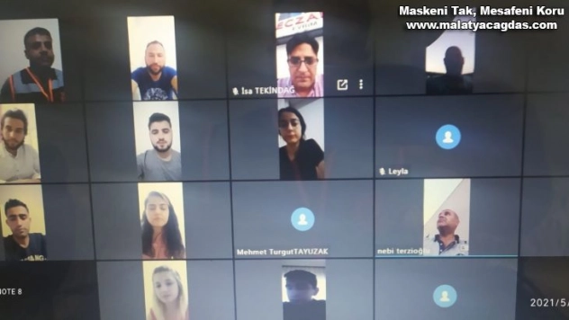 AFAD gönüllüleri video konferansla bayramlaştı