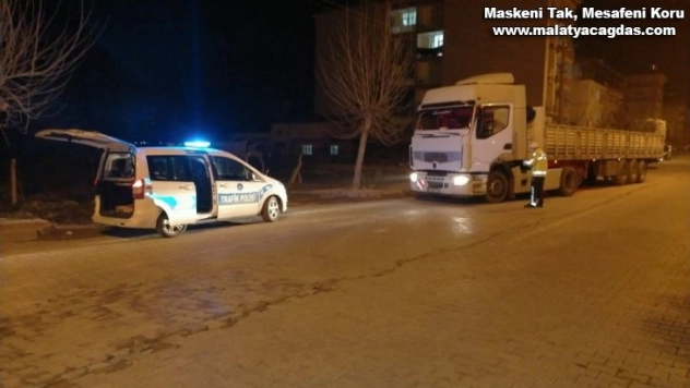 Ağır ticari araçlar denetlendi