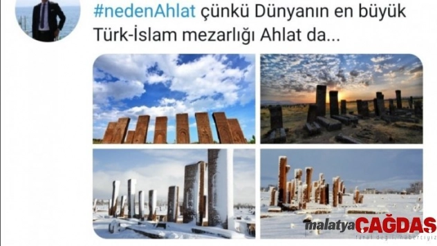 Ahlat  sosyal medyayı salladı