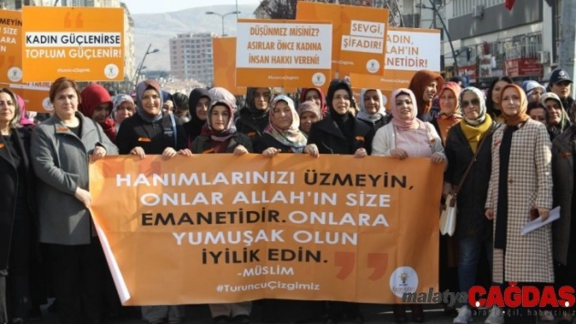 AK Parti kadın kolları kadına şiddete hayır dedi