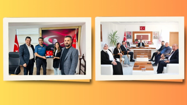 AK Parti Yeşilyurt Yönetimi Müdürleri Ziyaret Etti