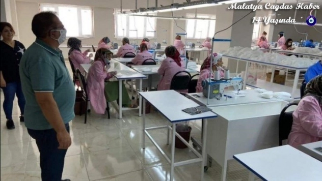 Akçadağ Belediyesi işsiz kadınlara istihdam sağlıyor