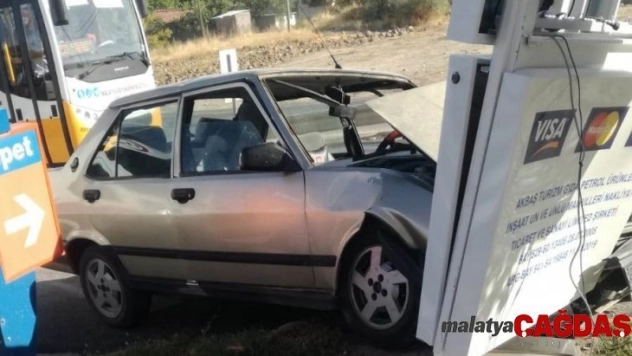 Trafik kazası: 1 yaralı