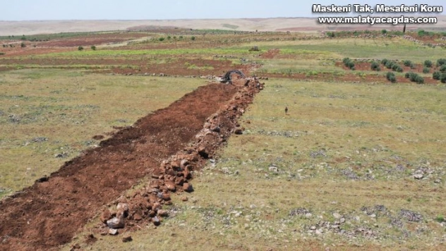Akçakale'de doğalgaz çalışmaları başladı