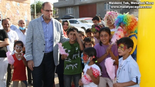Akköy çocukları şenlikte gönüllerince eğlendi