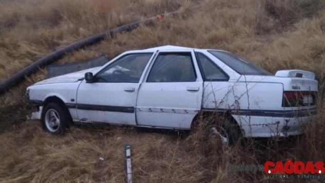 Aksaray'da otomobil devrildi: 2 yaralı