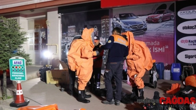 Aksaray'daki kimyasal ve biyolojik madde şüphesi negatif çıktı