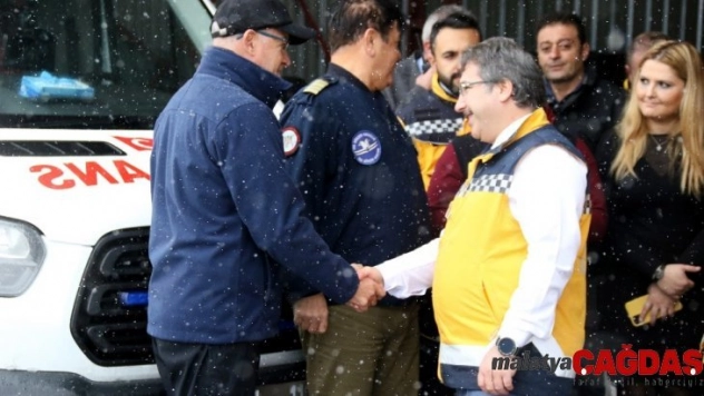 Ali Ramazan Benli, 112 personelinin ' 'Acil Sağlık Hizmetleri Haftası'nı telsiz anonsu ile kutladı