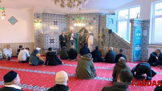 Alman belediye başkanından DİTİB Camisi'ne geçmiş olsun ziyareti