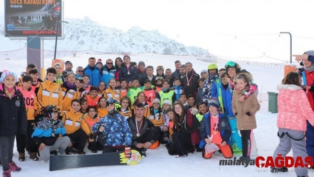 Alp Disiplinli Büyük Slalom  yarışmaları sona erdi