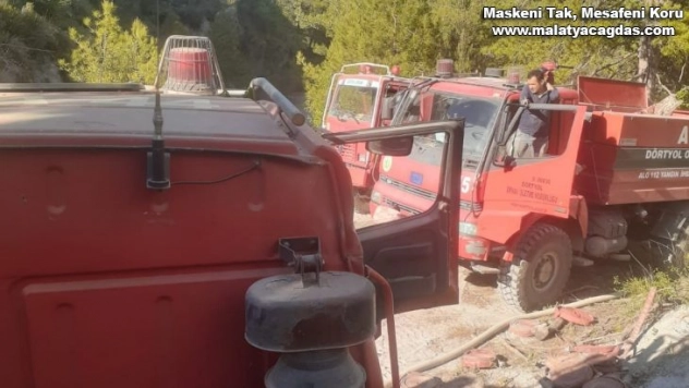 Amanos Dağları'ndaki yangın kontrol altına alındı