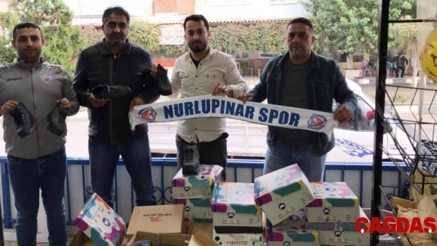 Amatör kulüpten 100 öğrenciye bot