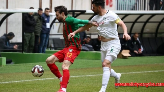 Amed Sportif Faaliyetler sahasında 1922 Konyaspor ile yenişemedi