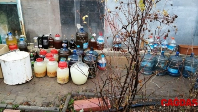 Ankara'da kaçak içki operasyonu