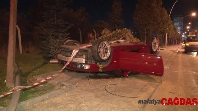 Ankara'da trafik kazası: 1 ölü, 3 yaralı