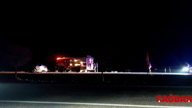 Ankara-Kayseri karayolunda otomobil takla attı: 1 yaralı