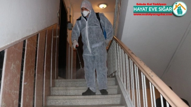 Apartman ve özel işyerlerine dezenfekte