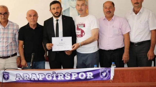 Arapgirspor un yeni başkanı Metin Akyüz oldu