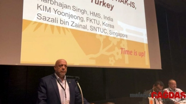 Arslan, Tokyo'da ITUC-AP Genel Kuruluna hitap etti