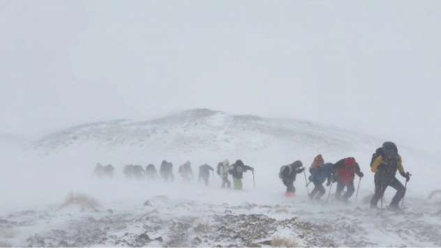 Dağcılar geri dönmek zorunda kaldı
