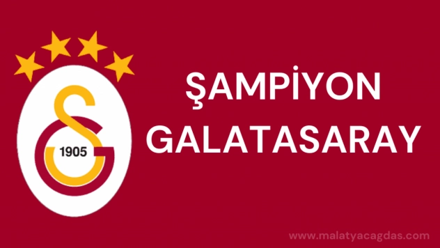 Galatasaray şampiyon