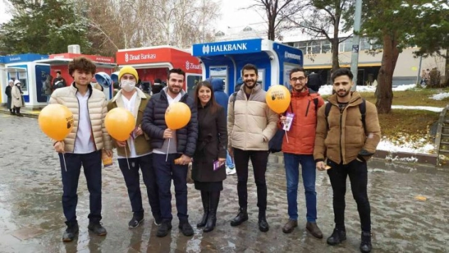 Atatürk Üniversitesinde 25 Kasım farkındalık etkinlikleri düzenlendi