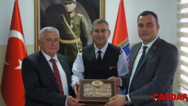 ATB'den İl Jandarma Alay Komutanı Mesut İnan'a ziyaret