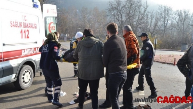 ATV aracı devrildi, sürücüsü yaralandı