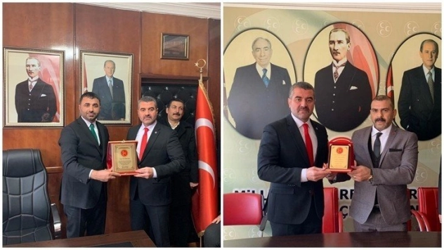 Avşar'dan Samanlı ve İlhan'a Hayırlı Olsun Ziyareti