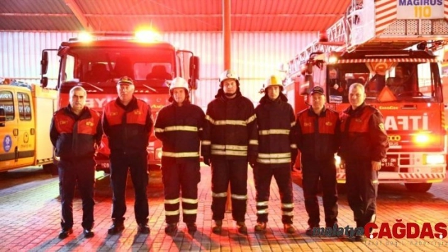 Aydın Büyükşehir İtfaiyesi yeni yıla görev başında girdi
