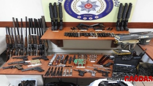 Aydın'da yasadışı silah ticaretine büyük darbe