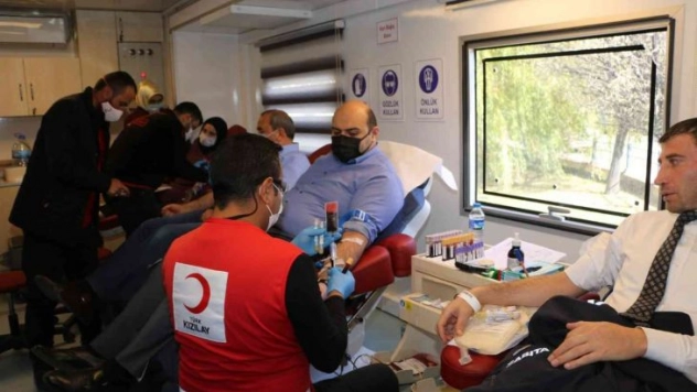 Aziziye Belediyesi'nde kan bağışı seferberliği