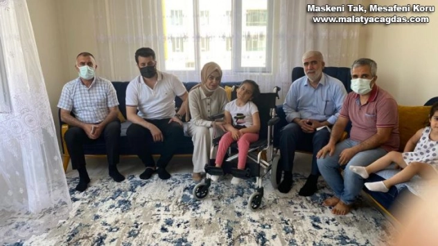 Bağlar Belediye Başkanı Beyoğlu, minik İklimiya'nın hayalini gerçekleştirdi