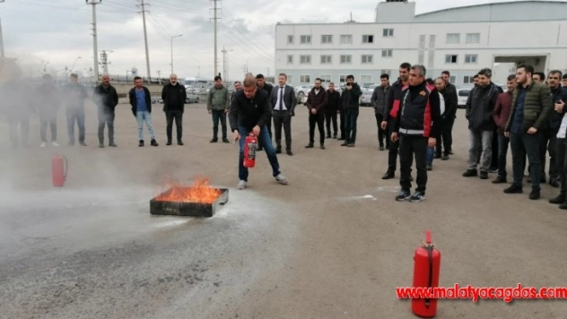 Bağlar Belediyesi personeline itfaiye eğitimi