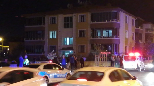 Bahçe duvarını aşıp binaya çarptı