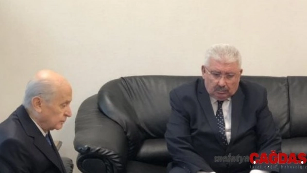 Bahçeli'den Semih Yalçın'a taziye ziyareti