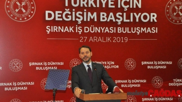 Bakan Albayrak müjdeyi Şırnak'tan verdi